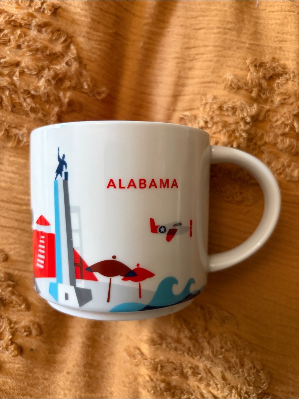 Starbucks You Are Here Collection Alabama Ceramic Coffee Mug 14oz